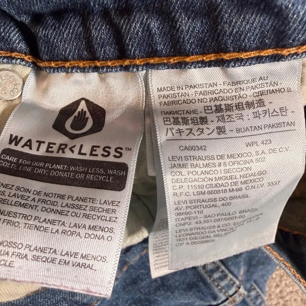 Levis‎ 511 Slim Fit Jeans Mens 36x34 Blue Medium Wash Denim